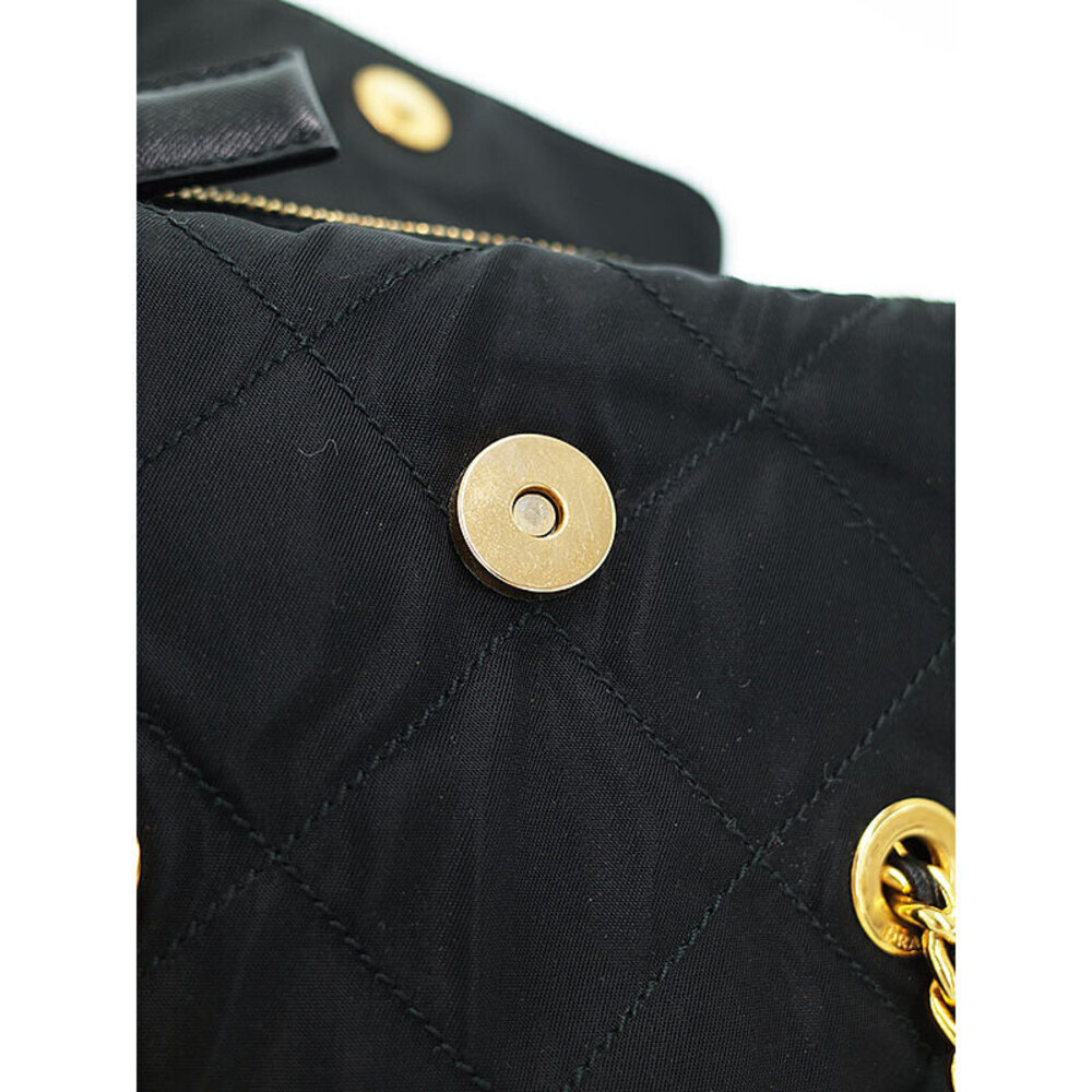 Prada Tessuto Catena quilted shoulder bag Black - Picture 4 of 9